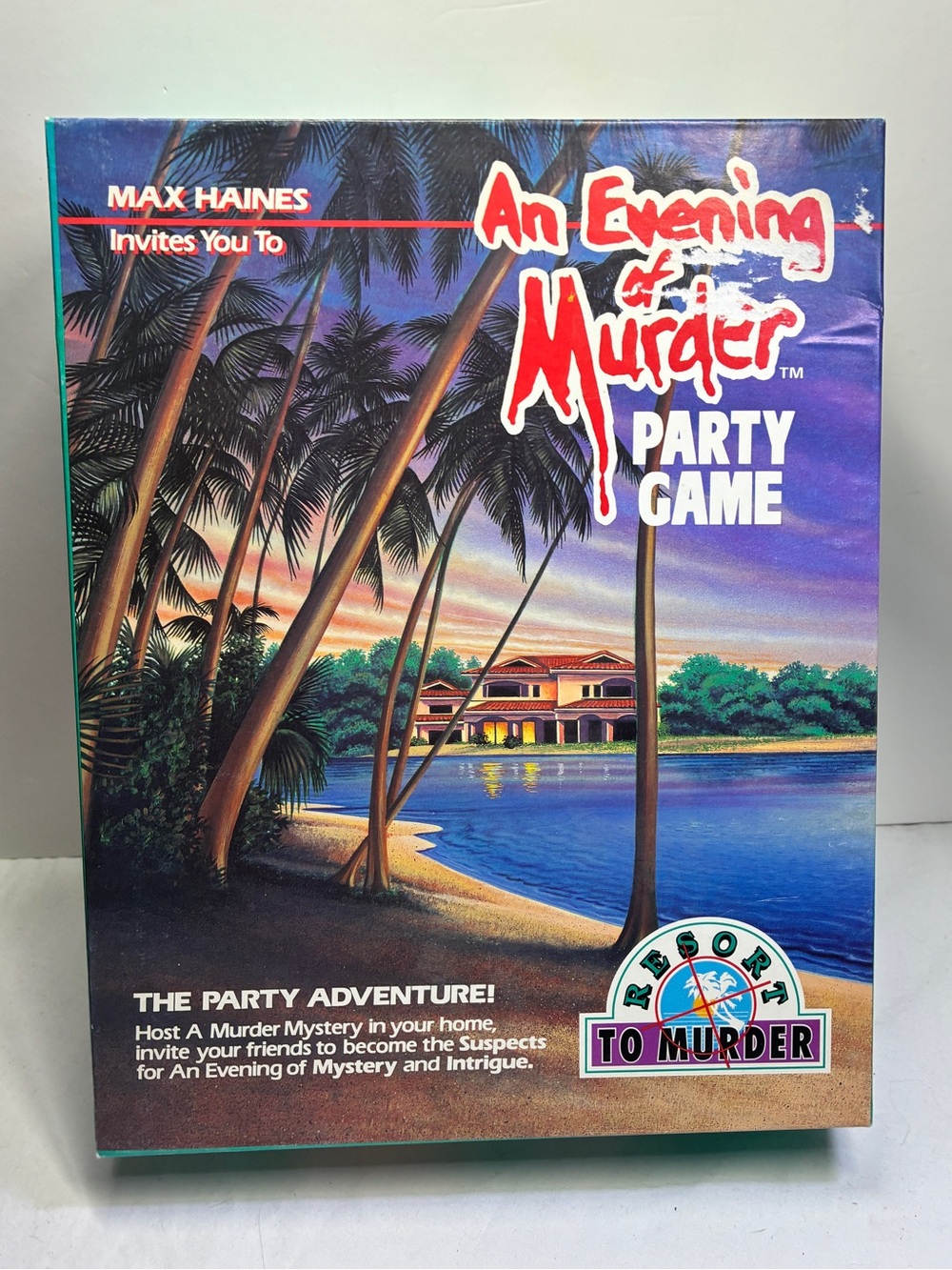 Evening of Murder Mystery Game - Resort to Murder Dinner Party Theatre Game